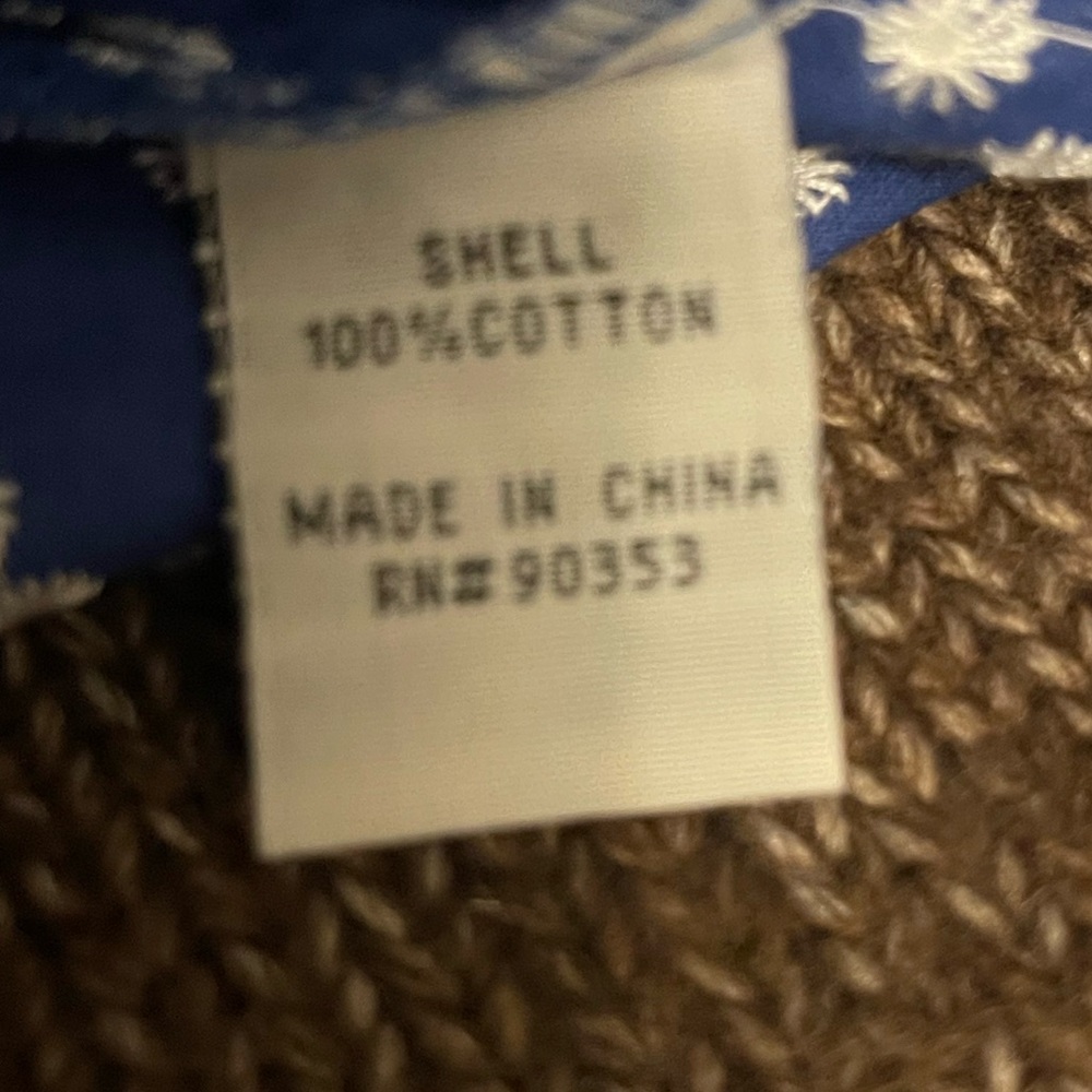 Rebellion NWT Blue and White Floral Top - Picture 10 of 10